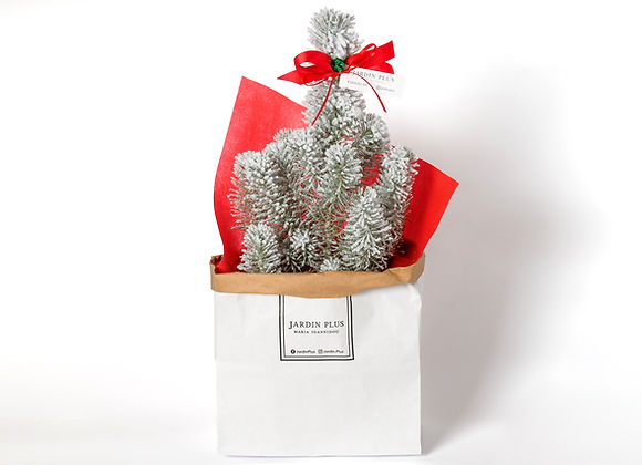 Χριστουγεννιατικο Δεντρακι Χιονισμενο